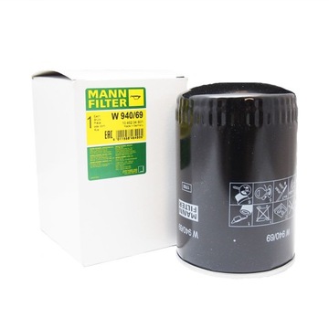 MANN FILTR OLEJU W940/69 zamiennik OP592/9 OC613