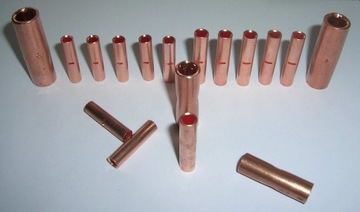 końcówka miedziana łącząca 25 / 33mm tulejka