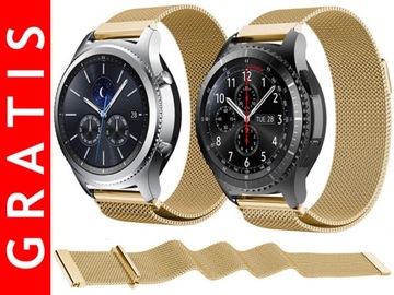 Złota Bransoleta Samsung Gear S3 + PASEK GRATIS