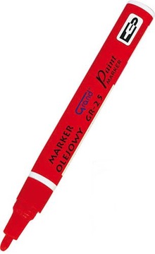 Marker Olejowy GRAND Pisak Mazak Olejny CZERWONY