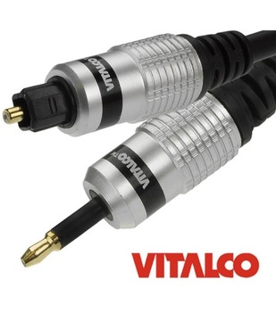 ОПТИЧЕСКИЙ КАБЕЛЬ TOSLINK ДЛЯ MINI JACK VITALCO OP50 2,5 м