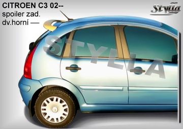 spoiler spojler do Citroen C3 hb MK1 02/2002--