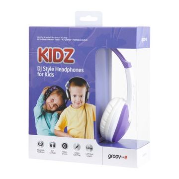 НАКЛОННЫЕ НАУШНИКИ GROOV-E KIDZ DJ GV-590