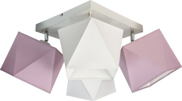 LAMPA ŻYRANDOL MŁODZIEŻOWA plafon MIX Abażurow LED
