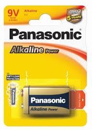 ~ 1 x bateria alkaliczna PANASONIC 6LR61 6F22 9V ~