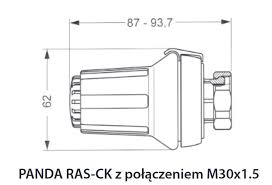 ГОЛОВКА ДЛЯ РАДИАТОРОВ МАЛОЙ МОЩНОСТИ 5025 DANFOSS