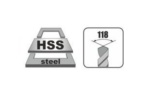 СВЕРЛО ПО БЕЛОМУ МЕТАЛЛУ СВЕРЛО 6 ММ 1 ШТ.