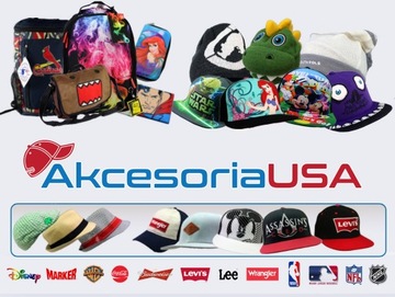 Zestaw zimowy dziecięcy Czapka zimowa daszkiem Szalik U.S. Polo Assn. 50-56