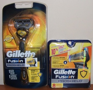 Gillette Fusion Proshield Flexball + 8 картриджей