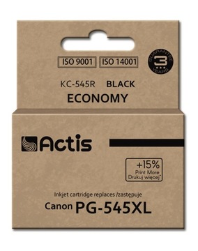 TUSZ ACTIS KC-545R CZARNY (ZAMIENNIK CANON PG-545XL)) 15ml