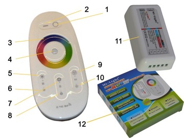 РАДИОКОНТРОЛЛЕР S110 RGBW ДЛЯ СВЕТОДИОДОВ MILIGHT FUT027