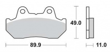 ЗАДНИЕ ТОРМОЗНЫЕ КОЛОДКИ TRW HONDA GL 1500 SC22 91-