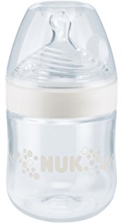 NUK NATURE SENSE BOTTLE 150 мл соска для детей 0–6 месяцев + бесплатно