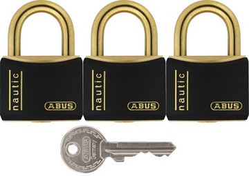 ABUS 3 KŁÓDKI NA 1 KLUCZ SYSTEM JEDNEGO KLUCZA KEY 4 KLUCZE