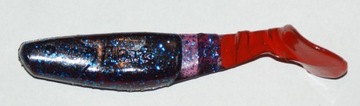 Manns PREDATOR 90mm fiolet nieb. brokat czerw.ogon