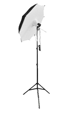 ZESTAW OŚWIETLENIOWY 125W=600W + PARASOL SOFTBOX