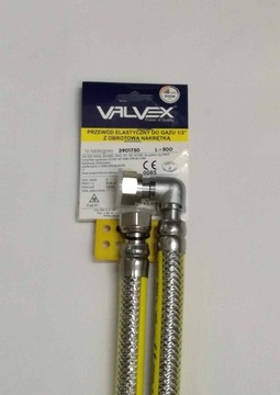 VALVEX 50 GAS PIPE, газовый шланг с коленом 500