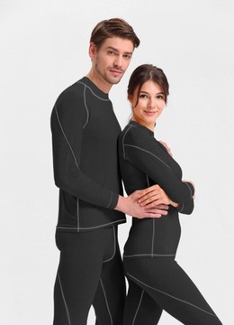Спортивная футболка Thermal Sweatshirt из МЕРИНОСОВОЙ ШЕРСТИ C+ L, черная