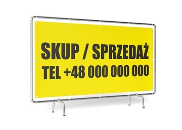 BANER REKLAMOWY 1,5x2m BANERY REKLAMOWE PROJEKT