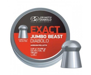 5,52 мм Diabolo JSB Exact Jumbo Beast 150 пуль (546387-150)