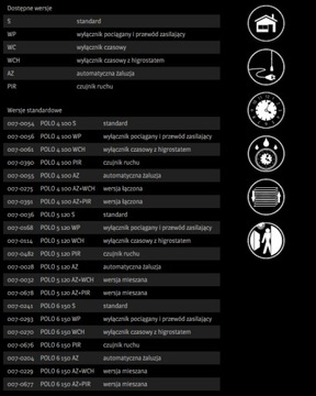 ВЕНТИЛЯТОР DOSPEL POLO 5 120 WCH ВЛАЖНОСТЬ 007-0114