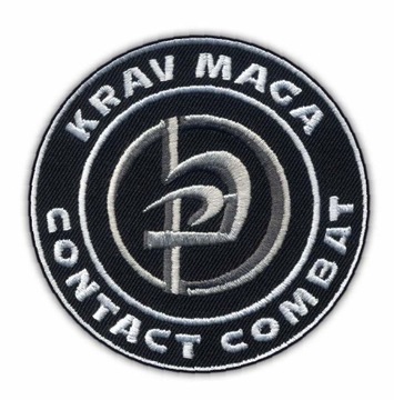 Naszywka haftowana Krav Maga - Contact Combat HAFT