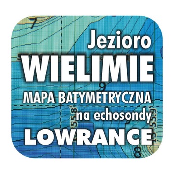 Jezioro Wielimie mapa batymetryczna Lowrance Simra