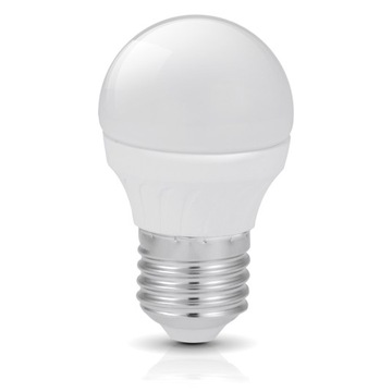 Mini żarówka LED SMD kulka E27 6W ciepła