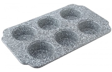 FORMA PIECZENIA Babeczek muffinek KB7384 GRANIT 12 - Blacha Do Pieczenia