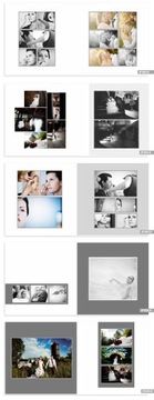Свадебная ФОТОКНИГА DVD16 30x30 ФОТОШОП PSD Шаблоны Дизайны 30x60