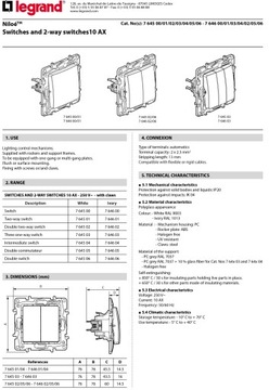 NILOE Legrand Двойной разъем для свечей, кремовый 764605