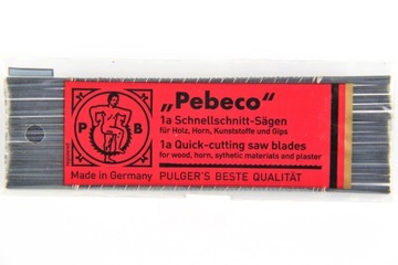 Brzeszczoty włosowe do drewna PEBECO N8, 12szt