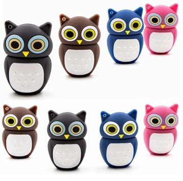 Флеш-накопитель 3.0 USB 32 ГБ OWL КОРИЧНЕВЫЙ ЧЕРНЫЙ СИНИЙ