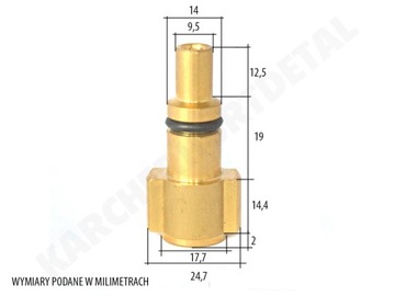 ПОВОРОТНАЯ ТУРБОФОРСУНКА ДЛЯ МОЕЧНОЙ МАШИНЫ LAVO PARKSIDE