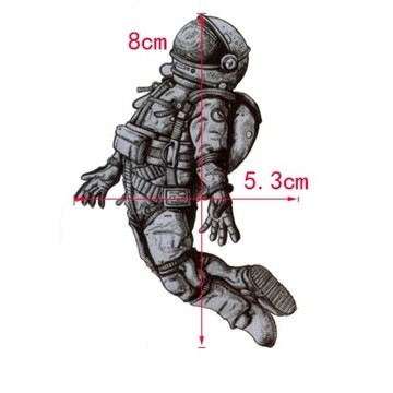 Моющаяся татуировка луна космонавт космос космос