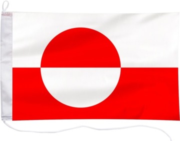 Flaga Grenlandii Grenlandia bandera jachtowa 45x30
