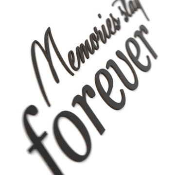 3D деревянная настенная надпись «Воспоминания остаются навсегда»