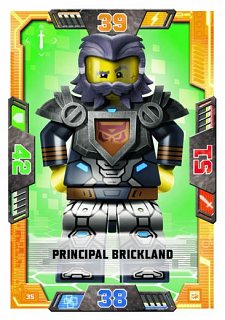 karta nr 35 Principal Brickland lego nexo knights