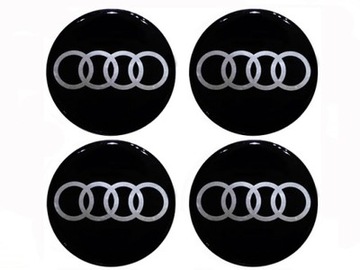 EMBLEMAT AUDI A3 A4 A6 Logo ZNACZEK na kołpak 55