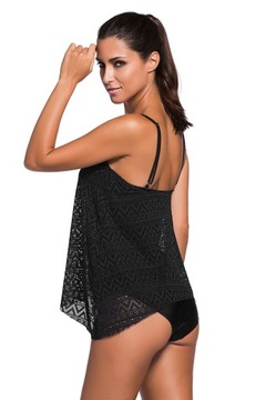 TANKINI STRÓJ KĄPIELOWY Ażurowy Figi 3XL/4XL