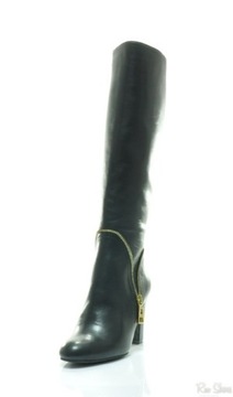 BADURA 9130-69 czarne Eleganckie kozaki R.40 SALE