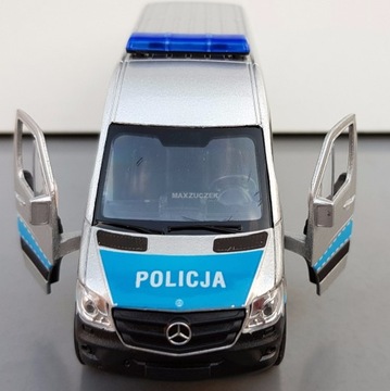 WELLY Mercedes-Benz Sprinter Фургон ПОЛИЦИЯ 1:34