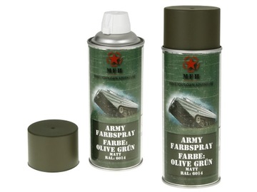 Farba w sprayu wojskowa 400ml MFH Spray OLIV Green MAT