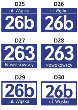 Светоотражающая табличка НОМЕР ДОМА АДРЕС 20х12,5 см