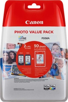 2x org. Canon PG545XL+CL546XL CMYK TS205 TS305