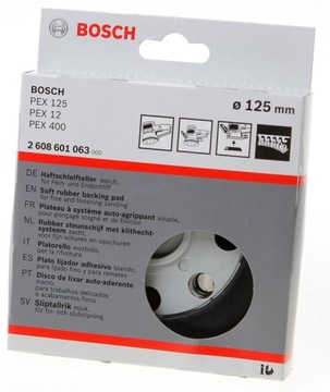 BOSCH talerz szlifierski 125mm do GEX PEX miękki