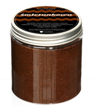 Kawa aromatyzowana o smaku ŚMIETANKOWYM mielona 200g ARABICA Cup&You