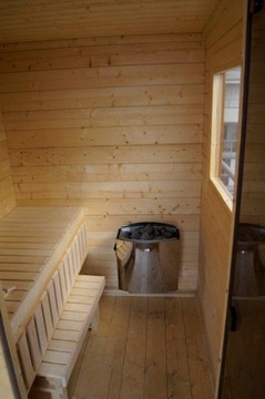 Sauna ogrodowa, DOMEK, ruska bania,