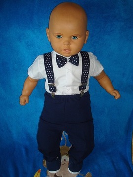 РУБАШКА-ТЕЛО БРЮКИ ПРИНАДЛЕЖНОСТИ РУБАШКА с галстуком-бабочкой размер 98