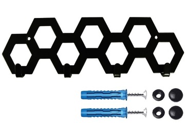 HEXAGON настенная вешалка для ключей для одежды, 30 см